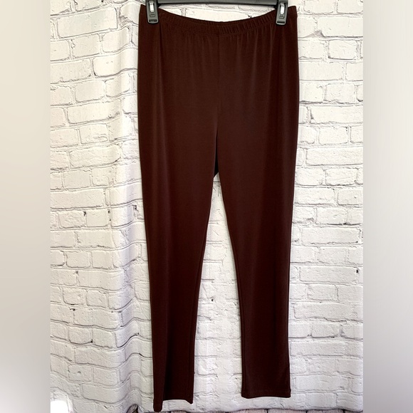 Slinky Brand Leggings Wine Size Medium - Picture 6 of 6